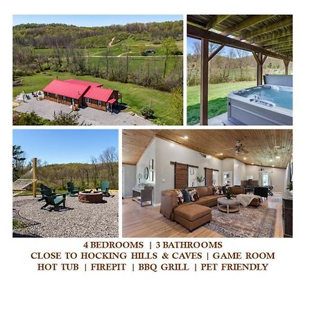 Spacious Cabin Near Hocking Hills And Caves With Hot Tub And Firepit Laurelville エクステリア 写真